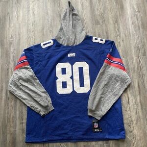 New York Giants Jeremy Shocker Reebok Hoodie Jersey Size 2XL Men’s